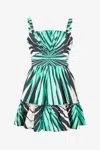 Roberto Cavalli Ray Of Sea Print Dress