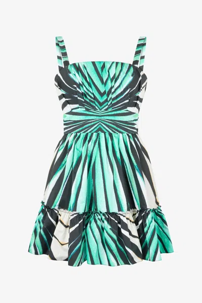 Roberto Cavalli Ray Of Sea Print Dress