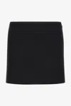 Roberto Cavalli Miniskirt With Logo In Black