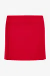 Roberto Cavalli Miniskirt With Logo In Red