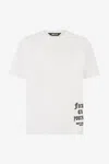 Roberto Cavalli Mirror Jaguar And Jc Monogram T-shirt In White