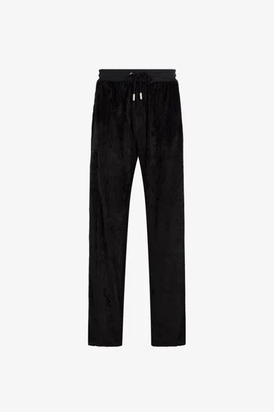 Roberto Cavalli Mirror Snake-patch Track Pants In Black