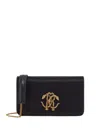 Roberto Cavalli Mirror Snake-plaque Crossbody Bag In Black