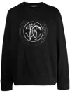 Roberto Cavalli Mirror Snake-print T-shirt In Black