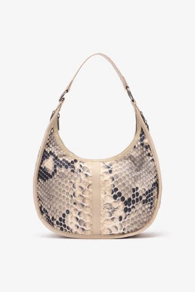 Roberto Cavalli Mittelgrosse Tasche Bologna Mit Print