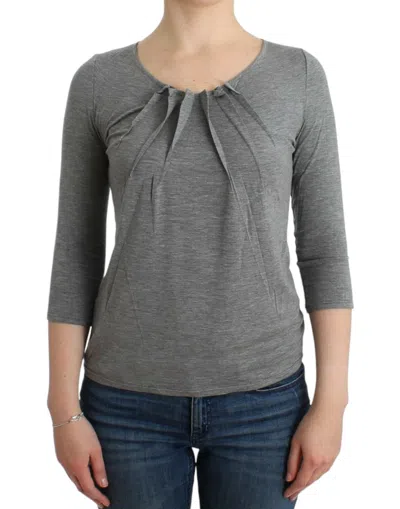 Roberto Cavalli Modal-cashmere Blend Sweater In Gray