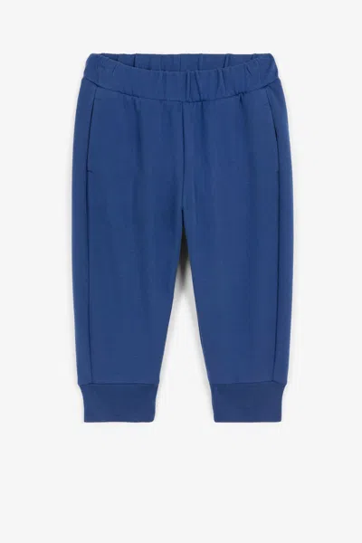Roberto Cavalli Monogram-embroidered Track Pants In Blue