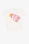 Roberto Cavalli Monogram-print Short-sleeved T-shirt In White