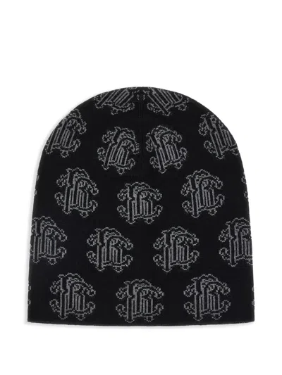 ROBERTO CAVALLI MONOGRAM RC BEANIE