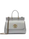 ROBERTO CAVALLI MONOGRAM RC-PLAQUE TOTE BAG