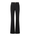 Roberto Cavalli Mirror Snake Monogram Bootcut Jeans In Black