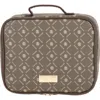 Roberto Cavalli Monogram Square Cosmetic Case In Taupe