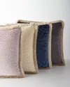 Roberto Cavalli Monogram Decorative Pillow, 16 X 16 In Mauve