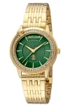 Roberto Cavalli Mother-of-pearl Dial Bracelet Watch, 32mm In Gold