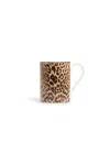 Roberto Cavalli Mug Jaguar Collection In Animal Print