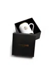Roberto Cavalli Mug Silk Gold Collection In White