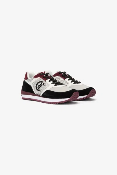 Roberto Cavalli Multicolor Sneakers With Logo