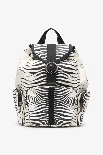 Roberto Cavalli Napoli Bag In Black/white
