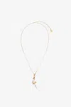 Roberto Cavalli Necklace With Fang Pendant In Gold