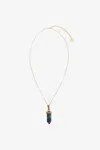 Roberto Cavalli Necklace With Stone Pendant In Gold