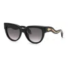 Roberto Cavalli Nero Lucido Acetate And Metal Sunglasses