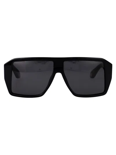 Roberto Cavalli Nero Lucido Acetate Sunglasses In Black