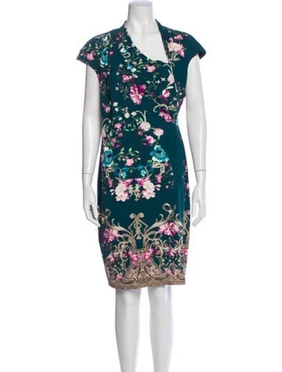 Pre-owned Roberto Cavalli Nylon Knee-length Dress In Multi