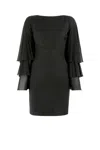 Roberto Cavalli Open-back Panelled Minidress In Black