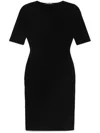 Roberto Cavalli Openwork-areas Mini Dress In Black
