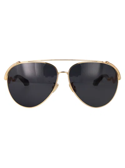 Roberto Cavalli Oro Rose' Lucido Totale Metal Sunglasses