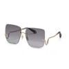 Roberto Cavalli Oro Rose Metal Sunglasses In Gray