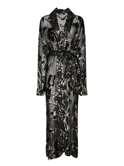 Roberto Cavalli Outerwear In Black