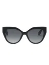Roberto Cavalli Sunglasses With Snake-like Temples In 黑色