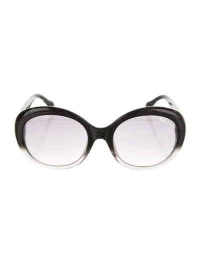 Pre-owned Roberto Cavalli Oversize Gradient Sunglasses In Black