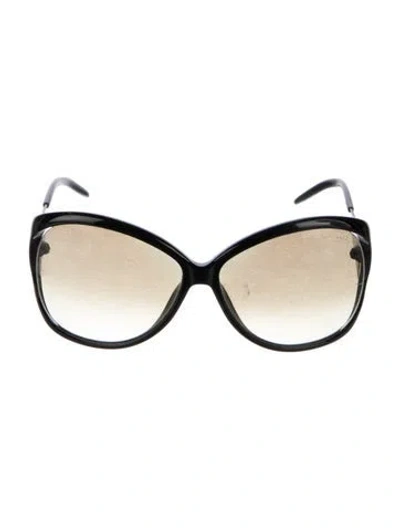 Pre-owned Roberto Cavalli Oversize Gradient Sunglasses In Black