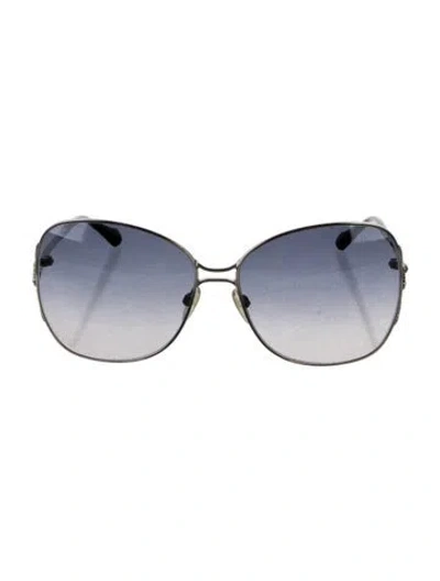 Pre-owned Roberto Cavalli Oversize Gradient Sunglasses In Black