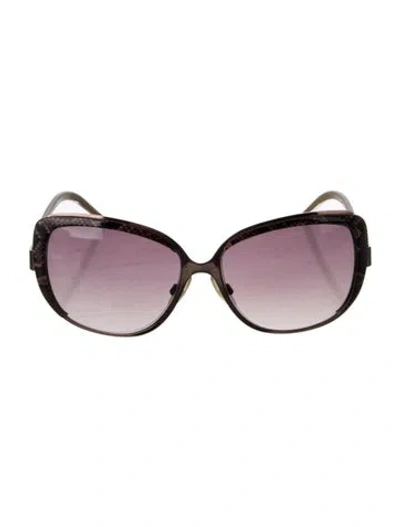 Pre-owned Roberto Cavalli Oversize Gradient Sunglasses In Brown