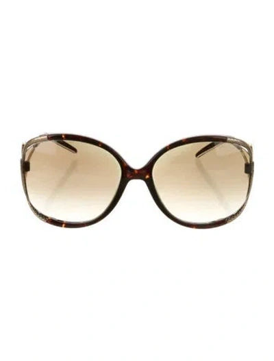 Pre-owned Roberto Cavalli Oversize Gradient Sunglasses In Multi