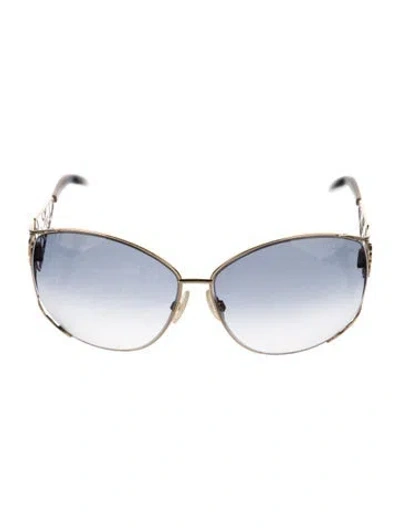 Pre-owned Roberto Cavalli Oversize Gradient Sunglasses In Multi