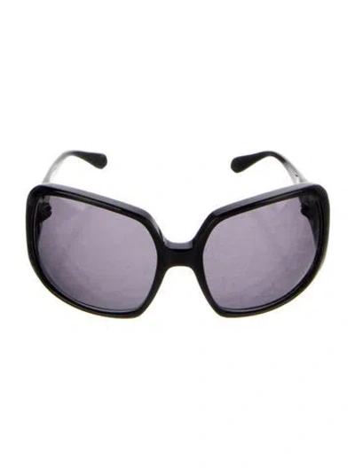 Pre-owned Roberto Cavalli Oversize Tinted Sunglasses In Black