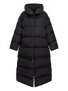 Roberto Cavalli Long Down Puffer Coat In Black