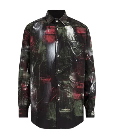 Roberto Cavalli Painted-print Cotton Shirt