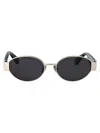 Roberto Cavalli Palladio Lucido Totale Metal Sunglasses In Black