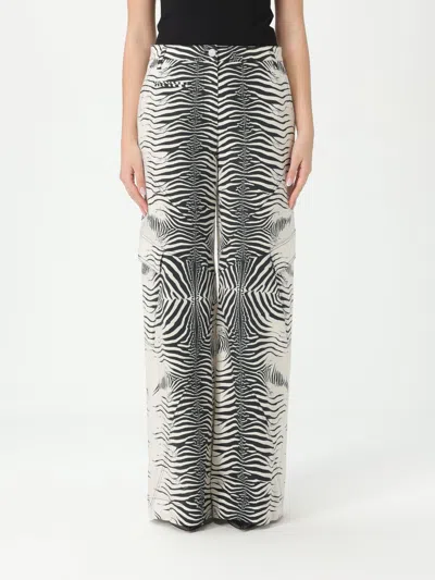 ROBERTO CAVALLI PANTS ROBERTO CAVALLI WOMAN COLOR WHITE,G49501001