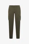 Roberto Cavalli Pants With Functional Pockets In Green