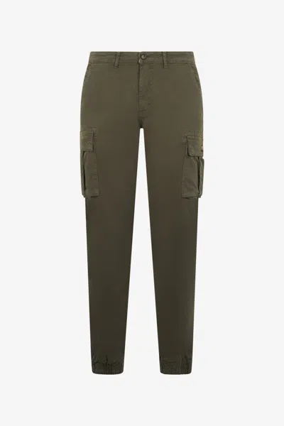 Roberto Cavalli Pants With Functional Pockets In Green