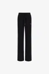 Roberto Cavalli Pants With Logo In Black