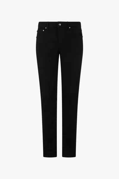 Roberto Cavalli Pants With Logo Details In Black