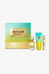 Roberto Cavalli Paradiso Holiday Giftset In Gold