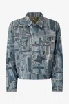 Roberto Cavalli Capsule Collection Patchwork Denim Jacket